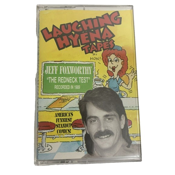 Media | Jeff Foxworthy Cassette The Redneck Test 199 Laughing Hyena ...